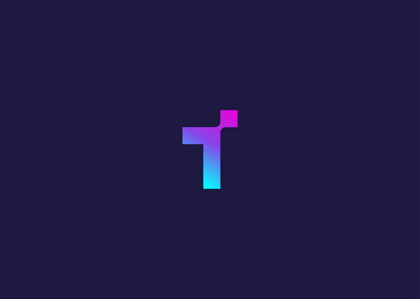 Letter T Technology vector monogram logo design template. Letter T molecule, Science and Bio technology Vector logo