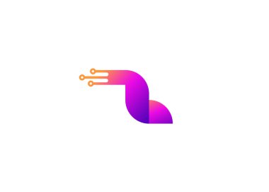 Harf L Technology vektör logo tasarım şablonu. L harfi molekülü, bilim ve biyoteknoloji vektör logosu tasarımı