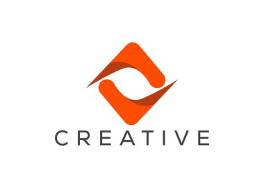 Yaratıcı ve asgari emlak logosu şablonu. Mavi Saray logosu