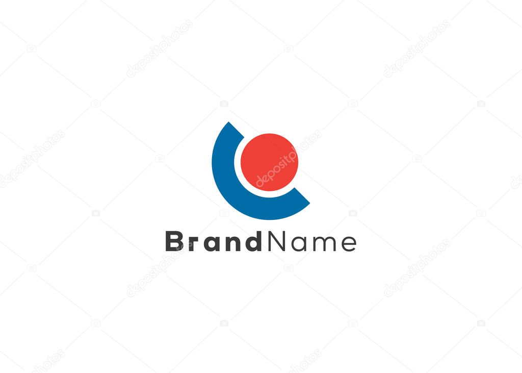 Minimalist and modern man logo design template