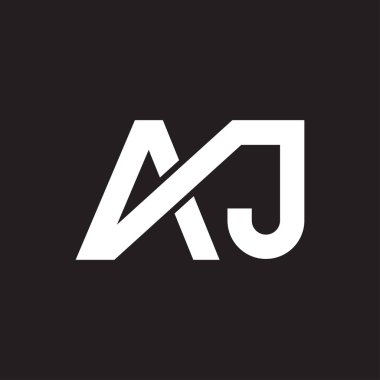 harf aj vektör tasarım şablonu