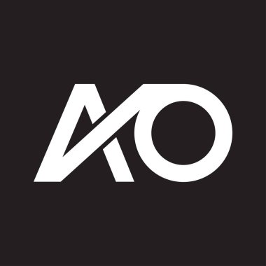 harf ao vektör tasarım şablonu