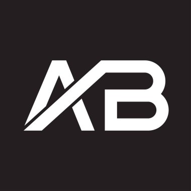 harf eksen vektör tasarım şablonu