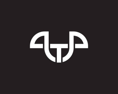 Harf ut, tu vektör logo şablon tasarımı