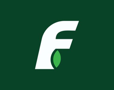 Vektör yaprağı logo şablonu tasarımı. doğa soyut logosu.