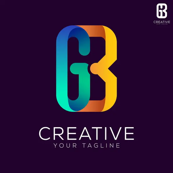 harf gb gradyan renkli logo