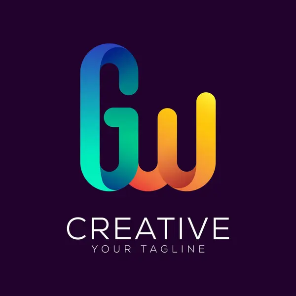 harf gw gradyan renkli logo