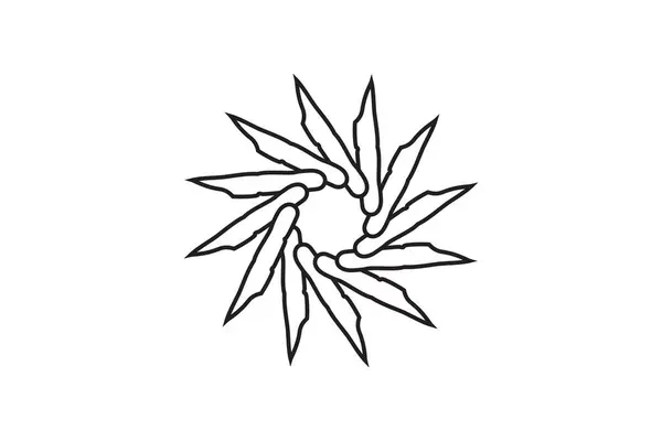 Soyut markalaşma logosu tasarım şablonu