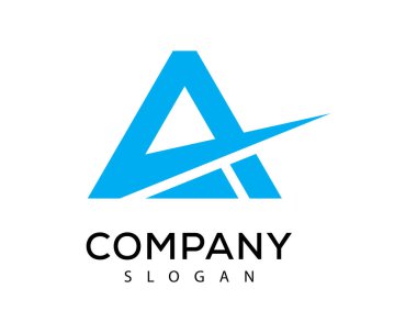 A Harfi Logo Vektörü Tasarımı