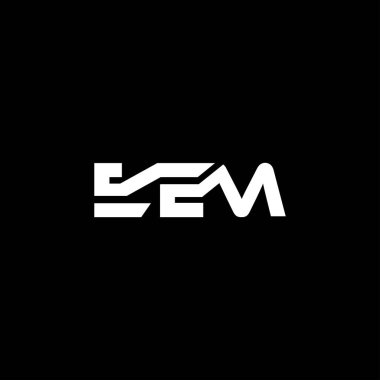 EEM Simple letter logo vector design template. clipart