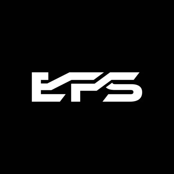 EFS Basit harf logo vektör tasarım şablonu.