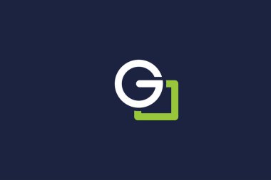 gj logo simgesi tasarım şablonu