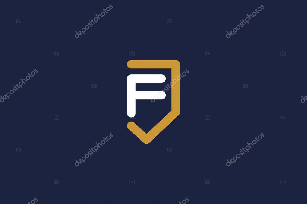 Letter fj logo icon design vector template