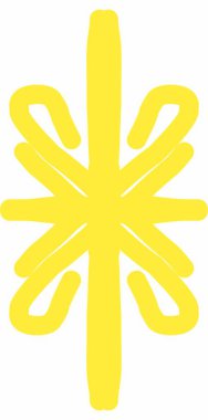 güzel güneş vektör çizgisi simgesi