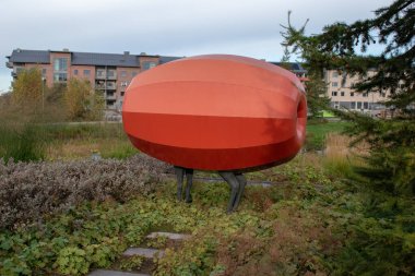 6 Ekim 2023. Lulea, Norrbotten İsveç 'teki Kronandalen bölgesinde. Bölge Lulea 'nın en yeni ve en büyük yerleşim bölgesi olacak. Şu anda inşaat aşamasında..