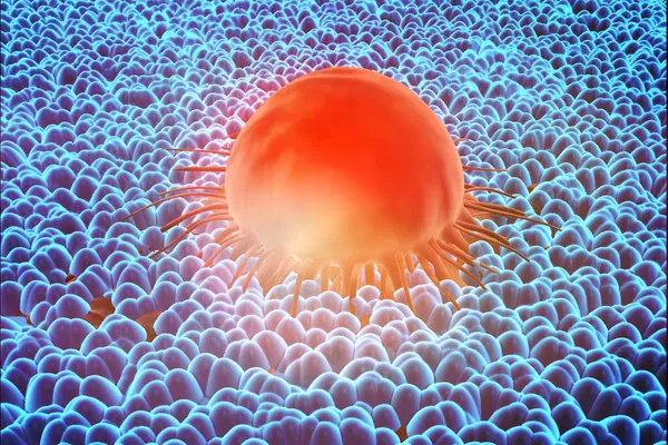 Раковые Клетки Иллюстрация — стоковое фото