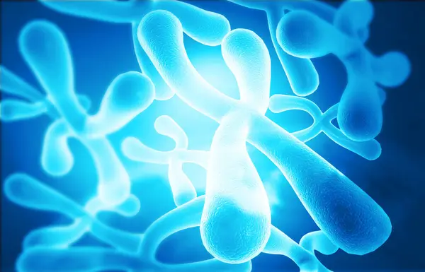 Chromosomes Background Illustration — Stock Photo, Image