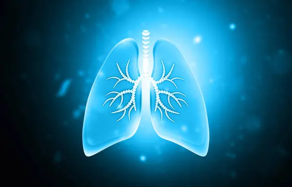 Human Lungs Abstract Science Background Illustration — Stock Photo, Image