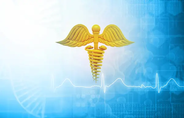 Medizinisches Symbol Wissenschaft Und Gesundheitswesen Hintergrund Illustration — Stockfoto