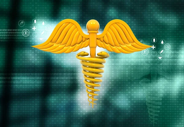Medical symbol medical background. 3d illustration