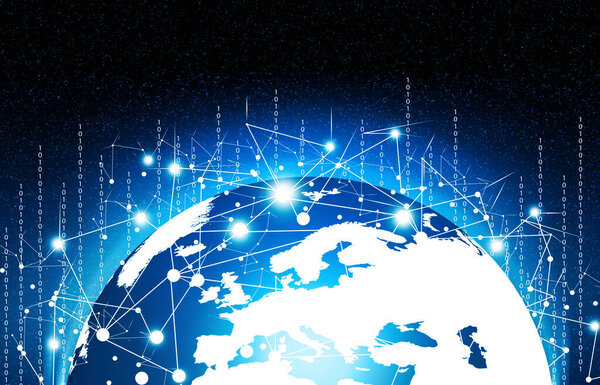 Global networking. Digital illustration. 3d illustration	