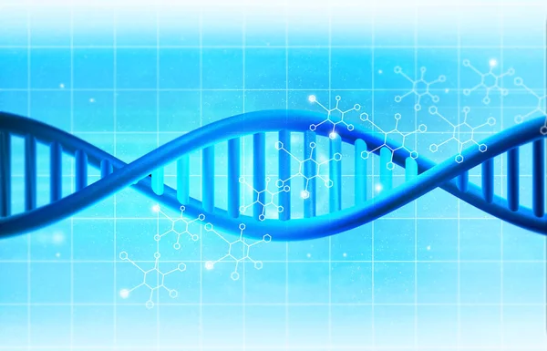Dna Abstract Science Background Illustration — Stock Photo, Image