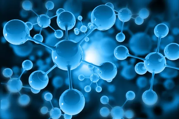 Molecules Atoms Science Medical Background Illustration — Stock Photo, Image