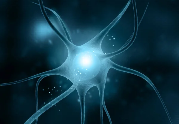 Nerve Cells Electrical Pulses Illustration — Stock Photo, Image