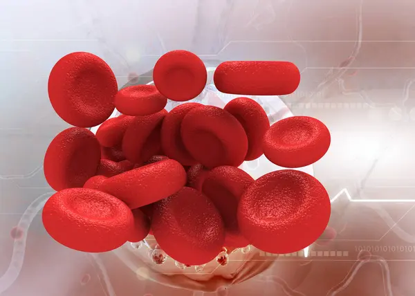 Red Blood Cells Background Illustration — Stock Photo, Image