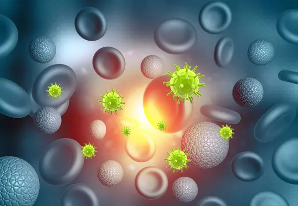 Nuevo Concepto Coronavirus Vista Del Microscopio Del Virus Ilustración — Foto de Stock