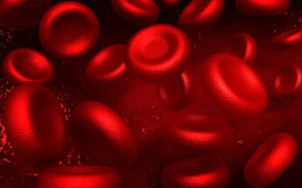 Red Blood Cells Medical Background Illustration — Stock Photo, Image