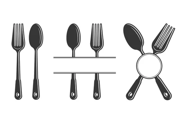 Çatal bıçak, çatal bıçak, siluet, çatal-vektör, restoran ekipmanları, çatal-bıçak sanatı, çatal-kaşık ve bıçak monogramı.
