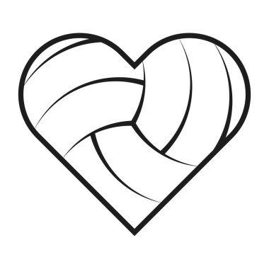 Voleybol Kalp Çizgisi Sanatı, Voleybol Vector, Voleybol İllüstrasyonu, Spor Vektörü, Spor Çizgisi Sanatı, Spor Çizgisi Sanatı, Spor illüstrasyonu, illüstrasyon Klip Sanatı, vektör, voleybol silueti, silüet, Spor silueti,