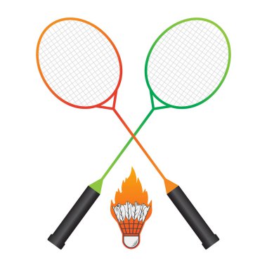 Badminton Ateş Vektörü, Badminton Vector Cork, Badminton illüstrasyonu, Raket Vektörü, Spor illüstrasyonu, Badminton Topu, vektör, renkli vektör, rgb vektörü, Badminton silueti, siluet, Spor silüeti, Badminton Mantar Ateşi vektörü, 