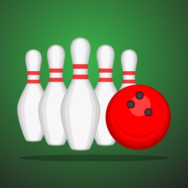 Bowling Vector Clipart, Bowling illüstrasyonu, Spor illüstrasyonu, Bowling Clipart, vektör, oyun vektörü, oyun turnuvası, şampiyonlar ligi, bowling şutu, bowling ustası.