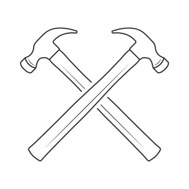 Çekiç Taslak Vektörü, Çekiç Simgesi, Hammer İllüstrasyonu, Marangoz Vektörü, Mekanik Silüet, Mekanik Araçlar, Marangoz Araçları, İşçi Elemanları, İşçi Bayramı, İşçi Bayramı, İşçi Bayramı