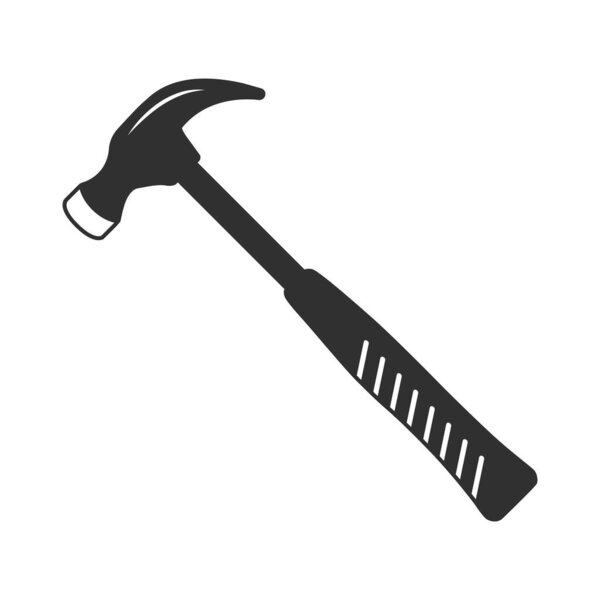 Вектор силуэта молота, вектор молота, иллюстрация молота, вектор плотника, механический силуэт, механические инструменты, инструменты плотника, рабочие элементы, трудовое оборудование, день труда, рабочий день