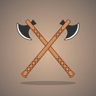 Cross Axe Vector, Axe Clipart, Hardware Vector, Worker elements, Labor equipment, Tamir araçları, Forest tools, Cross Woodcutter Clipart, Woodsman Clipart