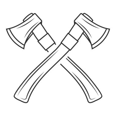 Cross Axe Vector, Cross Axe Silhouette, Hardware Vector, Hardware Clipart, Cross Axe Outline, Worker elements, Labor equipment, Tamir Aletleri, Cross Forest tools, Cross Woodcutter, Woodsman, Cross Vector
