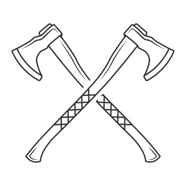 Cross Axe Vector, Cross Axe Silhouette, Hardware Vector, Hardware Clipart, Cross Axe Outline, Worker elements, Labor equipment, Tamir Aletleri, Cross Forest tools, Cross Woodcutter, Woodsman, Cross Vector