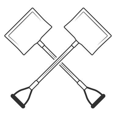 Çapraz Kürek Taslağı, Kürek Taslağı, Kürek, Çalışma Aletleri, İnşaat Aletleri, Clipart, Bahçe Aletleri, İşçi Aletleri, El Aletleri, El Küreği, Çiftlik Aletleri