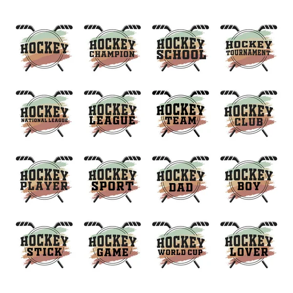 stock vector Hockey Typography, Hockey, Sports illustration, Hockey, vector, Hockey silhouette, silhouette, Sports silhouette, Game vector, Hockey tournament, Hockey Tournament, champions league