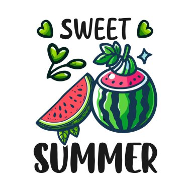 Yaz Tipografisi, Yaz Tipografisi Tasarımı, Renkli Karpuz Vektör Sanatı, Sulu Karpuz Dilimi Vektör Kaynağı, Karpuz Vektör Resimleri, Elle Çizilmiş Karpuz İklim Vektörü, Yaz Grafikleri, Yaz Vektörü