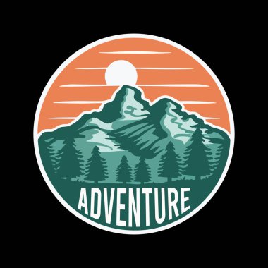 Çam ağaçlı Dağ Macerası Vektörü, Çam Ağacı Açık Maceraları için Dağ Vektörü Çam Ağaçları Vektörü, Dağ ve Çam Ağacı Resimleri, Yürüyüş Vektörü