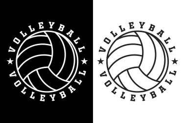 Voleybol Typography, Voleyball Vector, vektör, Voleybol Lineart, Voleybol silueti, Spor silüeti, Voleybol logosu