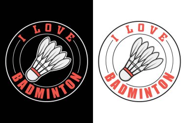Badminton Typography, Badminton Typography, Badminton Vector, vektör, Badminton Logo, Badminton Cork, Spor Logosu, Typography Design