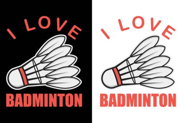 Badminton Typography, Badminton Typography, Badminton Vector, vektör, Badminton Logo, Badminton Cork, Spor Logosu, Typography Design