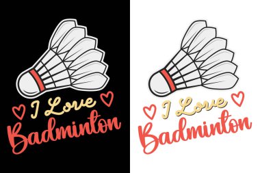 Badminton Typography, Badminton Typography, Badminton Vector, vektör, Badminton Logo, Badminton Cork, Spor Logosu, Typography Design