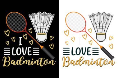 Badminton Typography, Badminton Typography, Badminton Vector, vektör, Badminton Logo, Badminton Cork, Spor Logosu, Typography Design