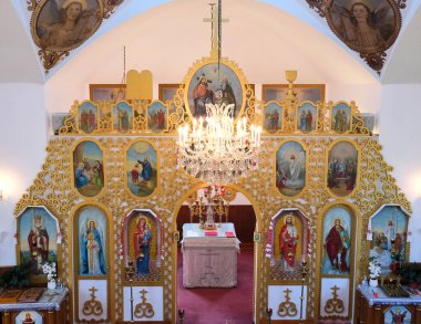 Surrey 'deki Kanada' daki Ukrayna Ortodoks Kilisesi. Yüksek kalite fotoğraf